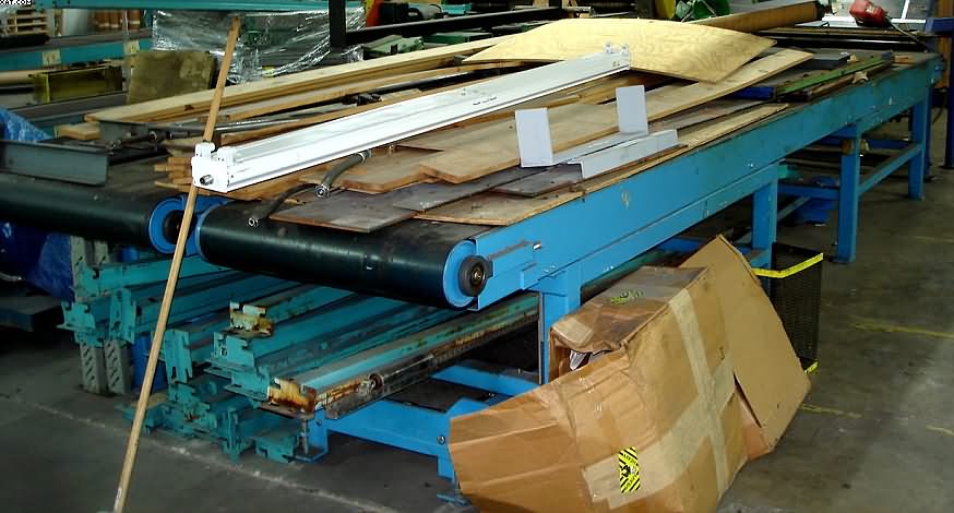 Conveyor, belt type, (2) sections each 30" x 19